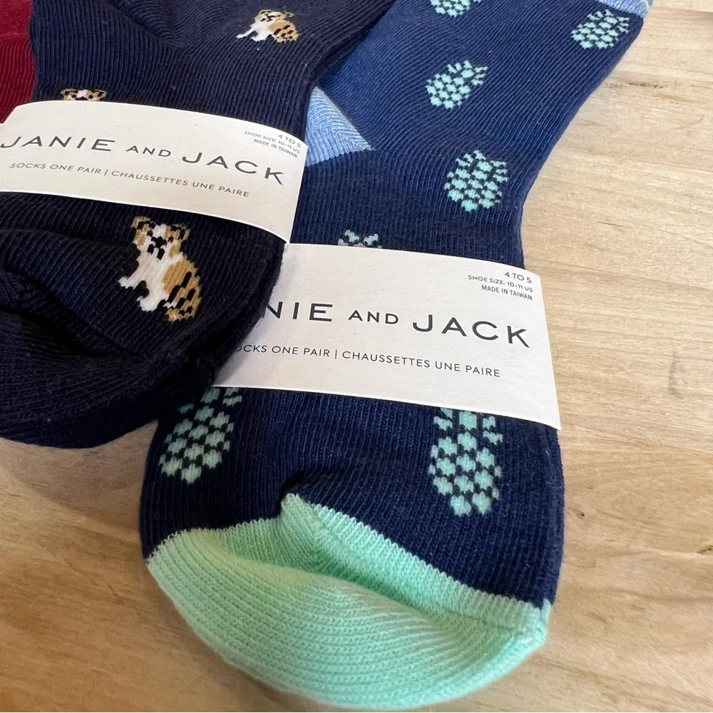 Janie and Jack 3 Pack Sock Bundle
